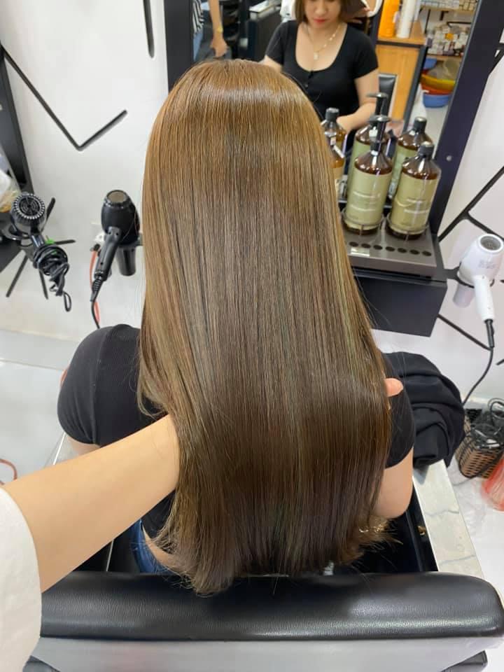 Tóc nhuộm tại Salon Yến Ngân