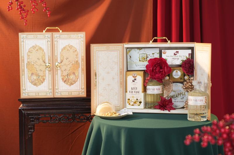 Giỏ quà tết của Sâm Ngọc Linh Nghị Gia