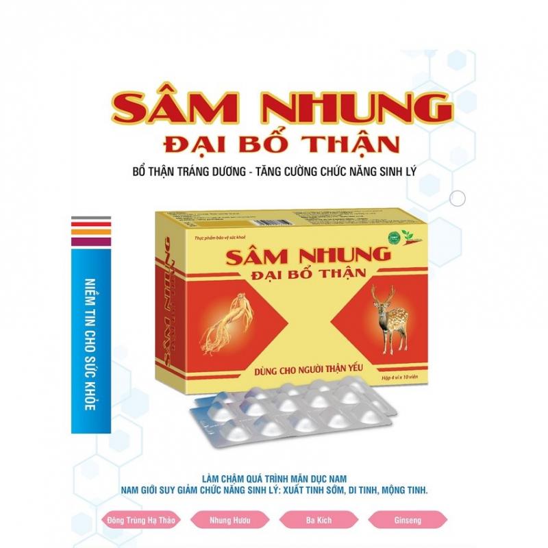 Sâm nhung đại bổ thận Global Pharma