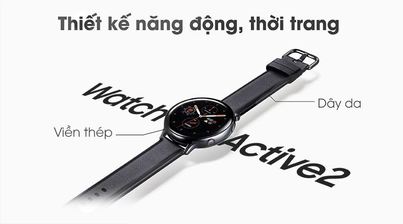 Samsung Galaxy Watch Active 2 44mm viền thép