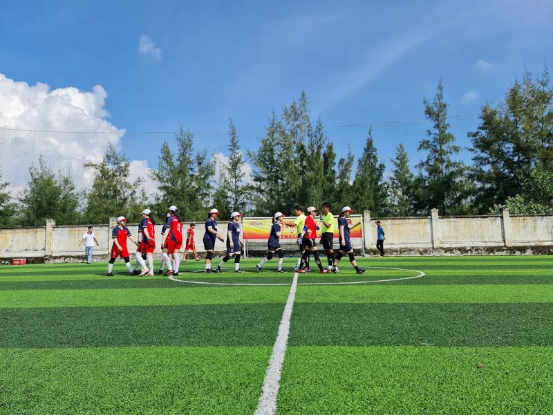 sân bóng đá nhân tạo đại học Phú Yên