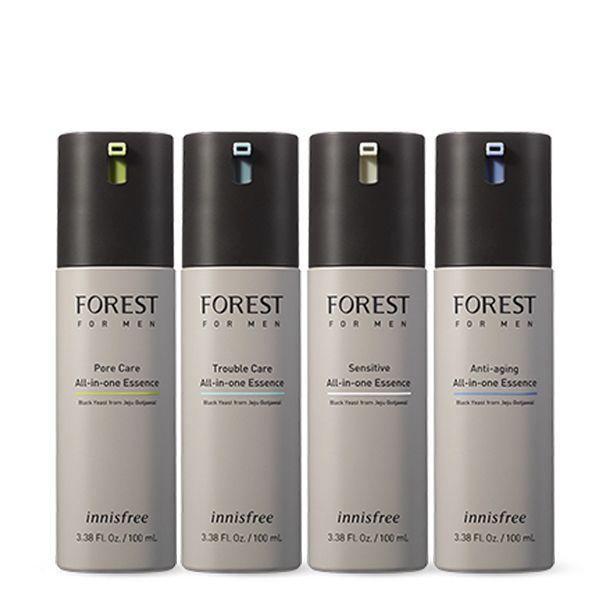 Sản phẩm dưỡng toàn diện chăm sóc da nhạy cảm innisfree Forest for men Sensitive All-in-one Essence 100ml