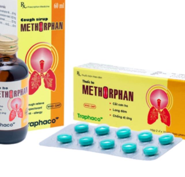 Sản phẩm trị ho Methorphan