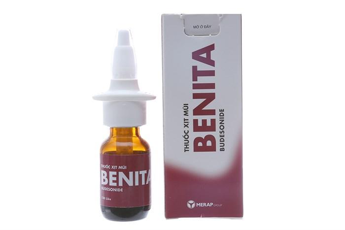 Sản phẩm xịt mũi trị viêm mũi dị ứng Benita