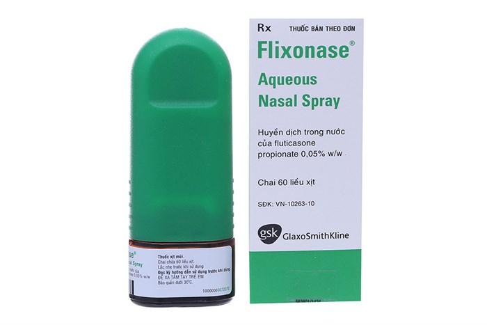 Sản phẩm xịt mũi trị viêm mũi dị ứng Flixonase
