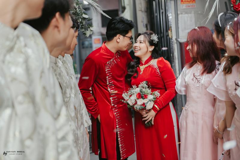 SanSan Bridal là địa chỉ cho thuê áo dài cưới với nhiều mẫu mã mới đẹp và chất lượng