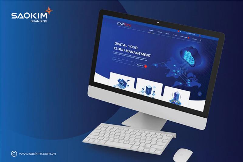 Sao Kim Branding thiết kế Website cho Mobifone Cloud