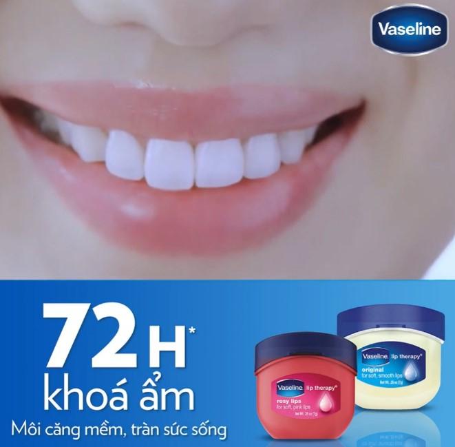 Sáp dưỡng môi hồng xinh Vaseline