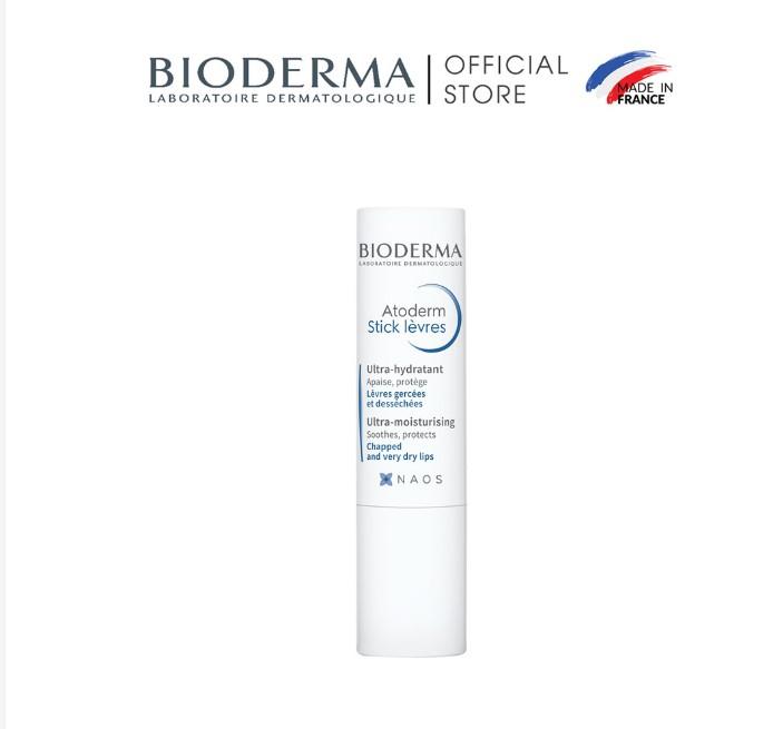 Sáp dưỡng môi khô nứt nẻ Bioderma Atoderm Stick Levres