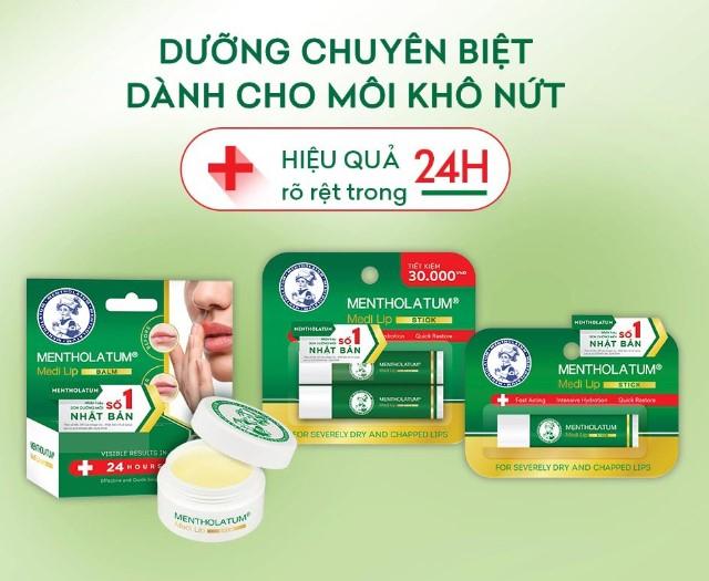 Sáp dưỡng môi Mentholatum Medi Lip Balm