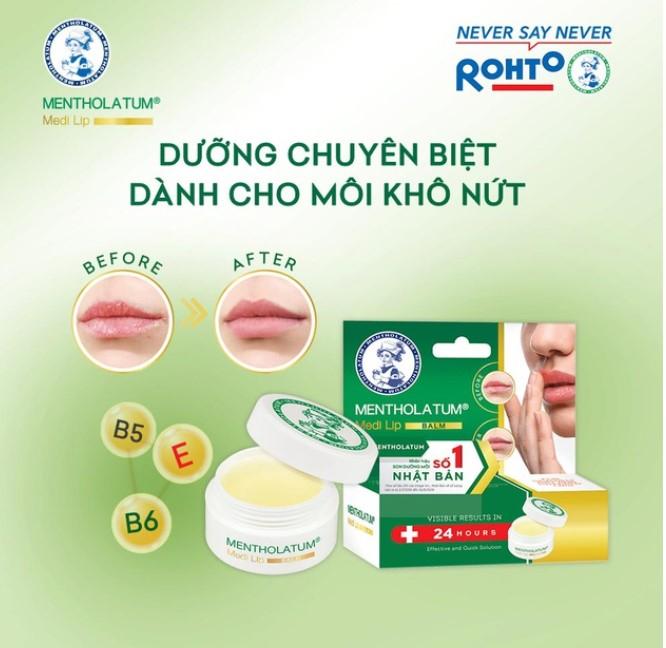 Sáp dưỡng môi Mentholatum Medi Lip Balm