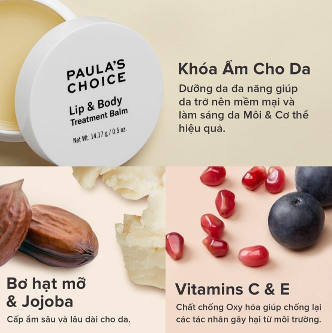 Sáp dưỡng Paula’s Choice Lip & Body Treatment Balm