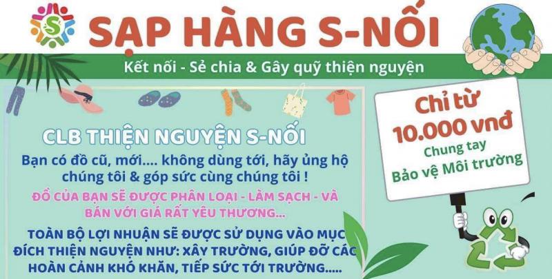 Sạp hàng S-Nối – Gây quỹ thiện nguyện