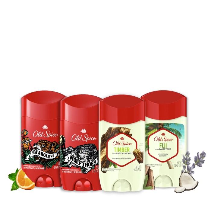 Sáp khử mùi & ngăn tiết mồ hôi Old Spice nhiều mùi hương