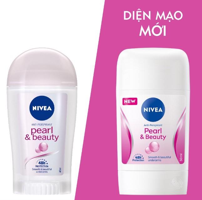 Sáp ngăn mùi nữ trắng mịn mờ vết thâm ngọc trai Nivea