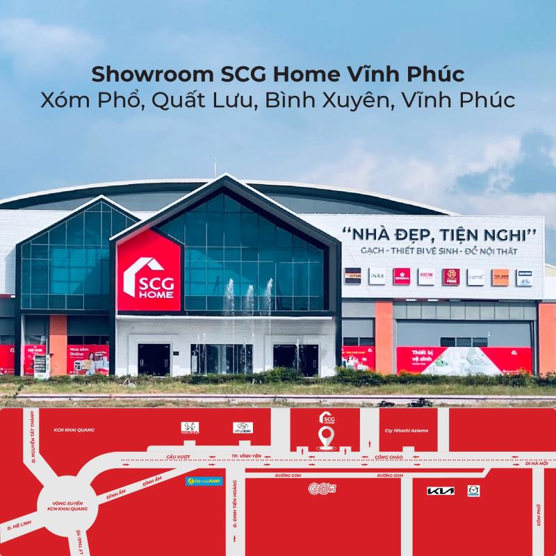 Siêu thị gạch & thiết bị vệ sinh SCG Home Vĩnh Phúc