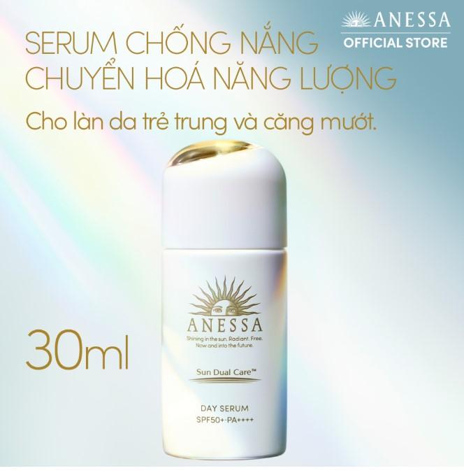 Serum chống nắng, dưỡng da, nâng tông Anessa Day Serum SPF50+ PA++++