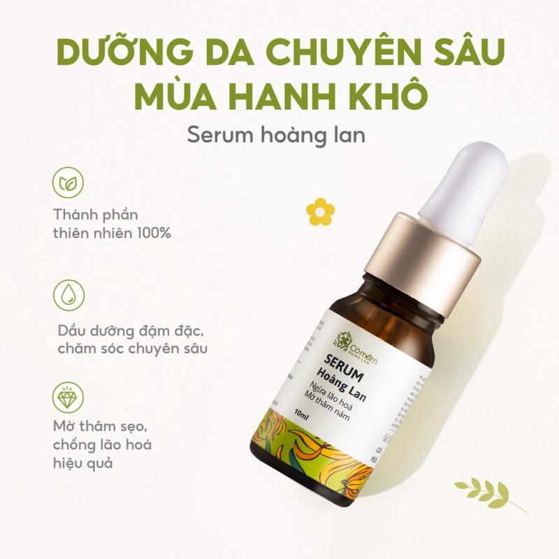 Serum dưỡng da Hoàng Lan giảm thâm mụn ngăn ngừa nám da Cỏ Mềm 10ml