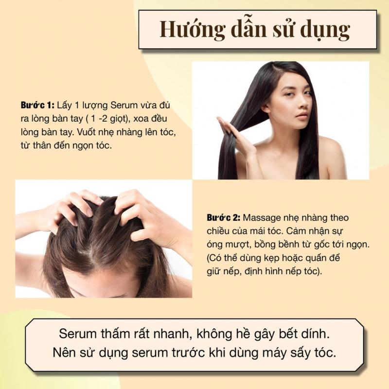 Serum giữ nếp tóc dưỡng ẩm phục hồi hư tổn chiết xuất Argan Oil Hair Repair