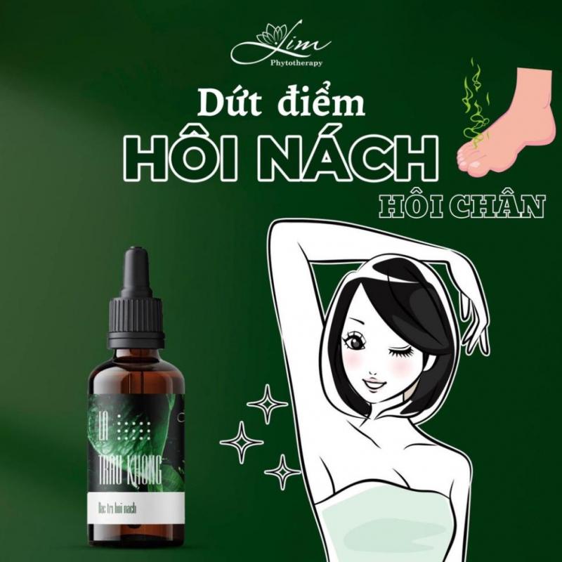 Serum khử mùi hôi nách lá trầu không LIM