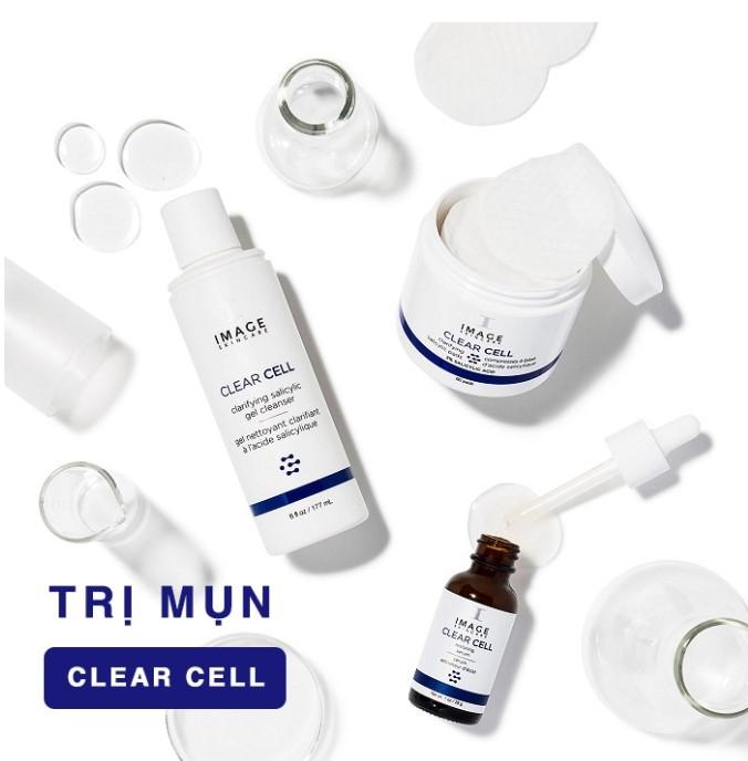 Serum làm dịu da kiểm soát nhờn dành cho da dầu, da mụn Image Skincare Clear Cell Restoring Serum oil - Free 28g