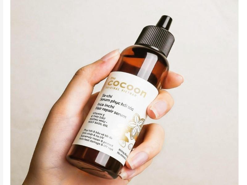 Serum Sa-chi phục hồi tóc Cocoon bảo vệ tối đa khỏi nhiệt và tia UV