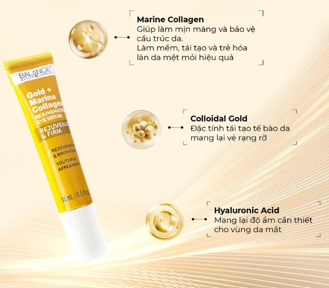 Serum Balance Active Formula Gold Collagen Rejuvenating Eye