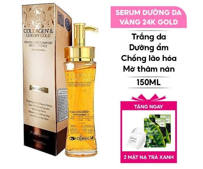 Serum tinh chất vàng 24K Collagen Gold Luxury 3W Clinic