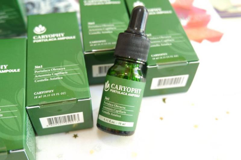 Serum giảm mụn mờ thâm se khít lỗ chân lông Caryophy 10ml