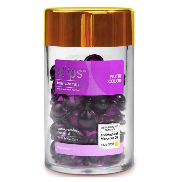 Serum Vitamin dưỡng tóc uốn nhuộm Ellips Nutri Color (Hộp 50 Viên)