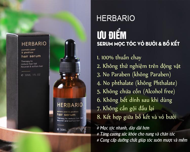 Serum vỏ bưởi và bồ kết Herbario