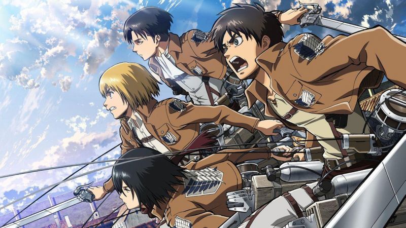 Xếp ở vị trí thứ 5 là Shingeki no kyojin