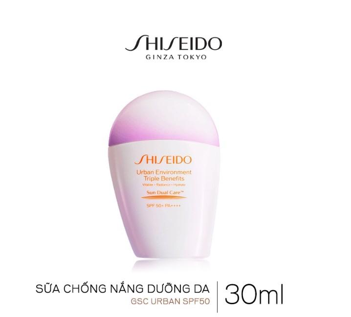 Shiseido Urban Environment Triple Beauty Suncare Emulsion SPF50+ PA++++