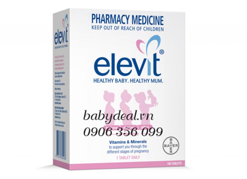 Thuốc Bổ Sung Vitamin Elevit Cho Bà Bầu