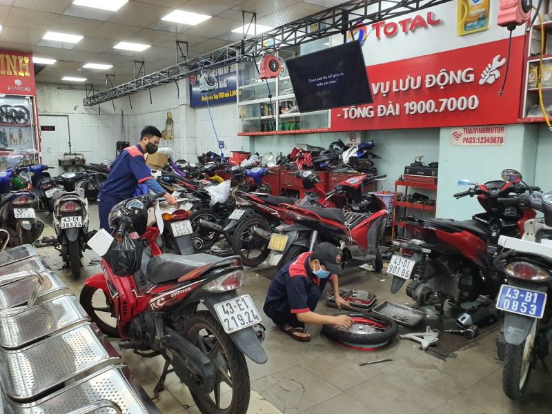 Shop phụ tùng xe máy chính hãng Thái Vinh