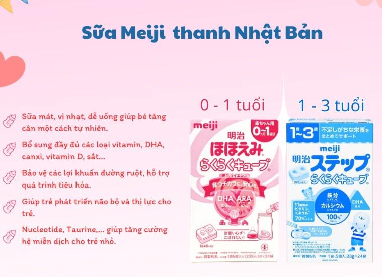 Sữa Meiji thanh Nhật Bản chính hãng đến từ Shop Trẻ Thơ - Thiên đường cho Bé