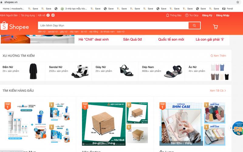 ứng dụng mua hàng trực tuyến tốt nhất Việt Nam