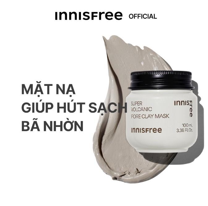 Siêu mặt nạ chăm sóc lỗ chân lông innisfree Super Volcanic Pore Clay Mask