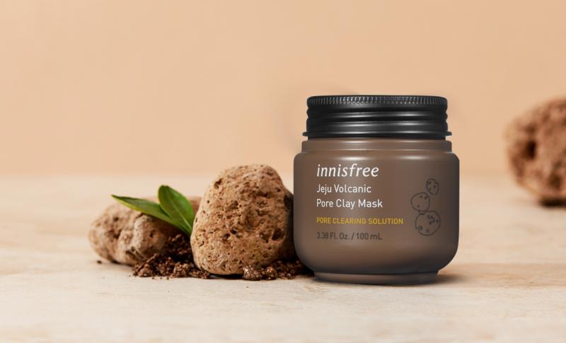 Siêu mặt nạ đất sét đá tro núi lửa innisfree Super Volcanic Pore Clay Mask 2X