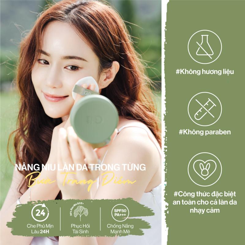 Siêu phấn nước che phủ GLAMRR Q Vegan Super Cover Cushion