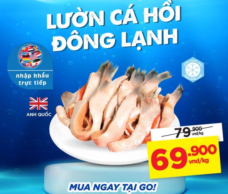 Lườn các hồi đông lạnh tại Siêu thị GO! - Big C Đà Nẵng