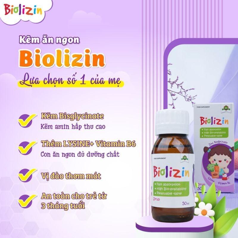 Siro ăn ngon BIOLIZIN