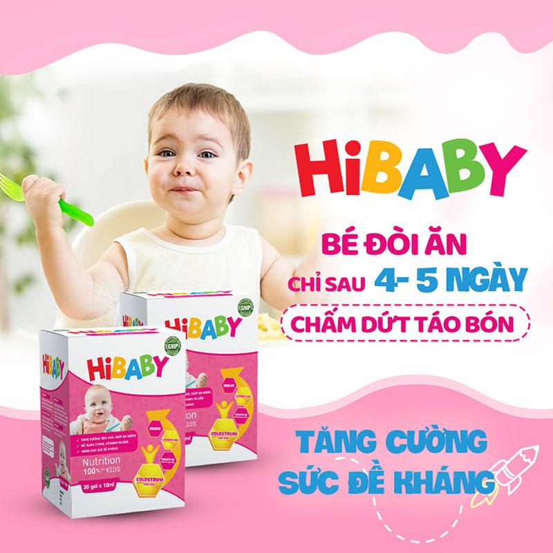 Siro ăn ngon cho bé Hibaby