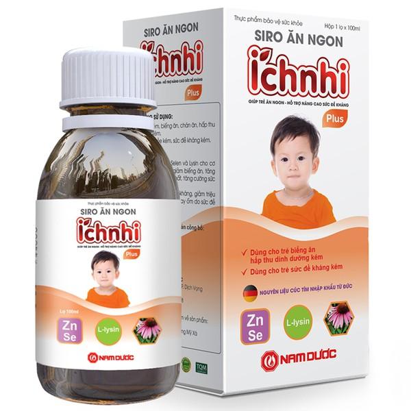 Siro ăn ngon Ích Nhi Plus Nam Dược 100Ml