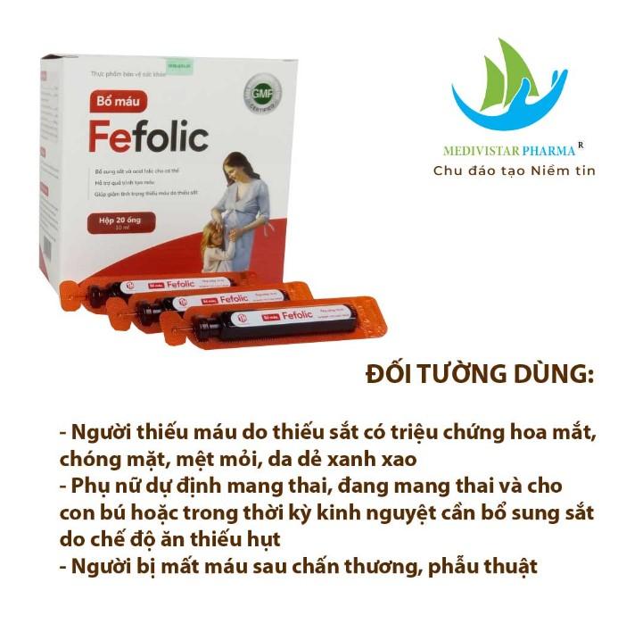 Siro bổ sung sắt Fefolic