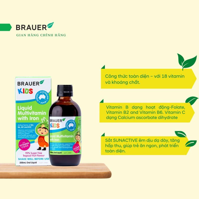 Siro Brauer Kids Liquid Multivitamin With Iron