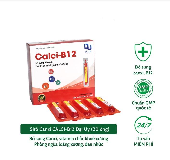 Siro canxi Calci-B12 Đại Uy