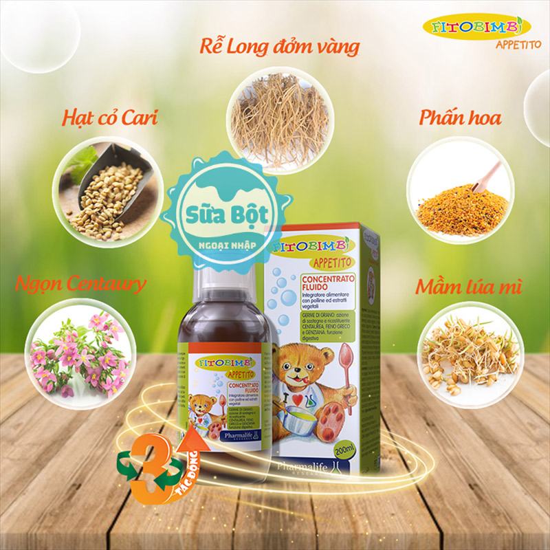 Siro Fitobimbi Appetito Kích Thích Ăn Ngon Tự Nhiên