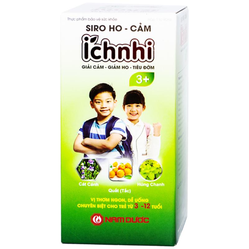 Siro ho cảm Ích Nhi 3+ chai 90ml