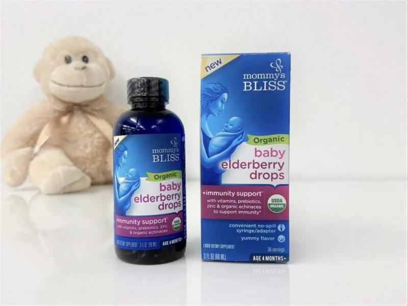 Siro ho đêm Mommy's Bliss Organic Baby Cough Syrup & Mucus Night Time